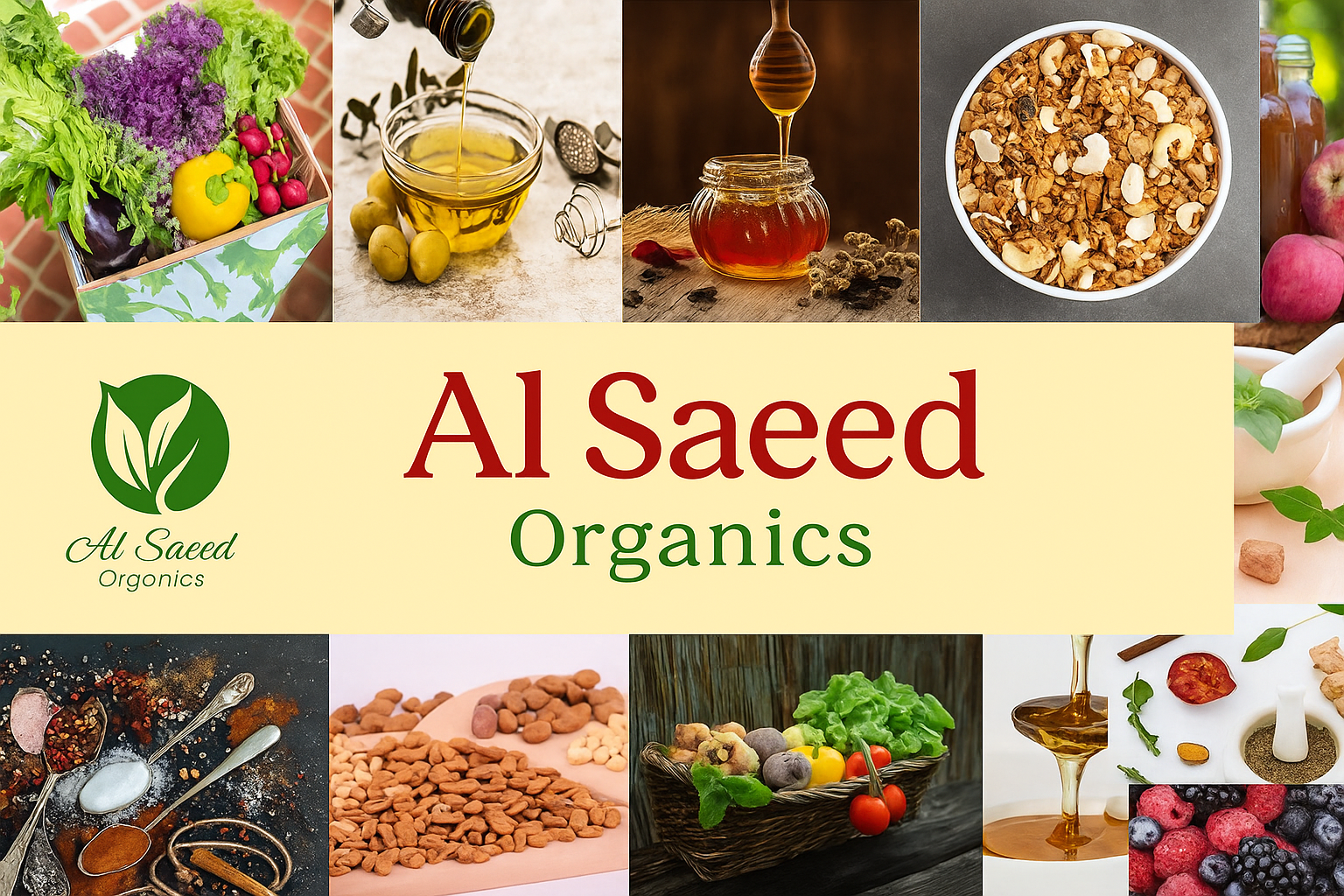 al saeed organics product showcase
